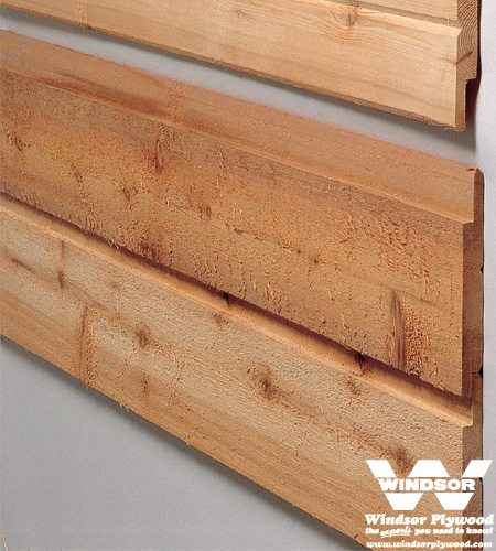 Cedar Channel Siding