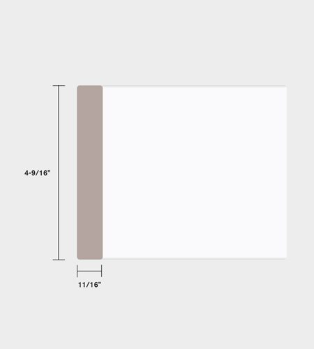 001X5 4-9/16" Flatstock S4S E4E Hemlock