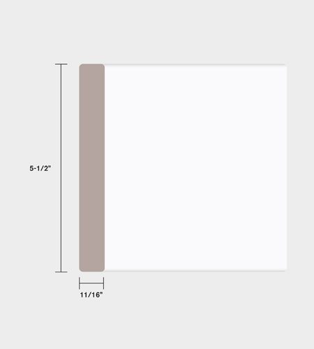 001X6 5-1/2" Flatstock S4S E4E Hemlock