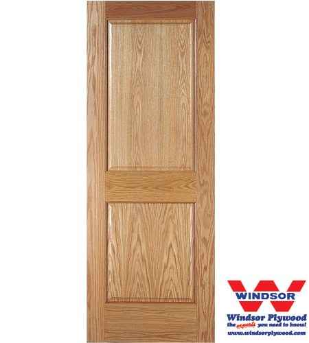 2 Panel Wood Door