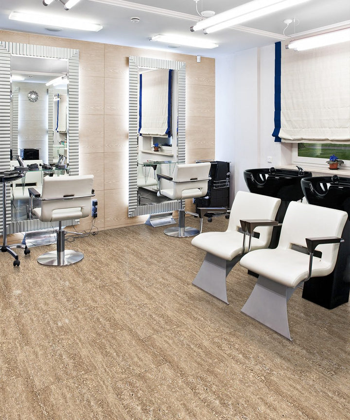 10.5mm Toffee Nut Vinloc Vinyl Tile Flooring