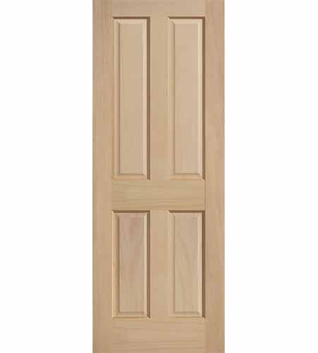 4 Panel Wood Door - Windsor Plywood