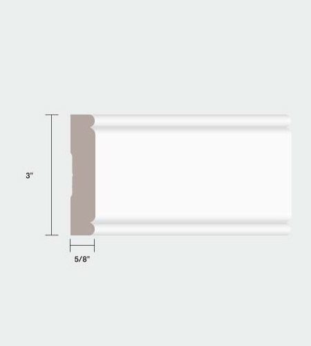 90403 3" Beaded Casing MDF