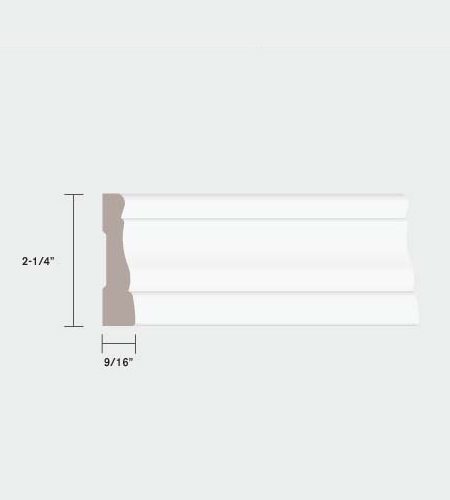 9S356 2-1/4" Casing DecoSmart MDF