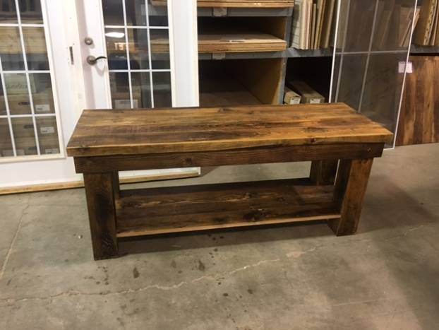 Main slide for Rustic Barn Door Table Project