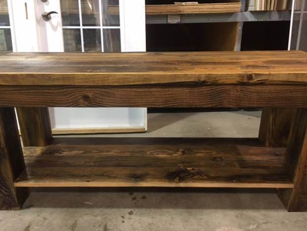 Main slide for Rustic Barn Door Table Project