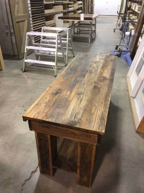 Main slide for Rustic Barn Door Table Project