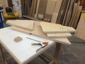 Thumbnail for Folded Berlinia Table by Gellhaus Woodworks