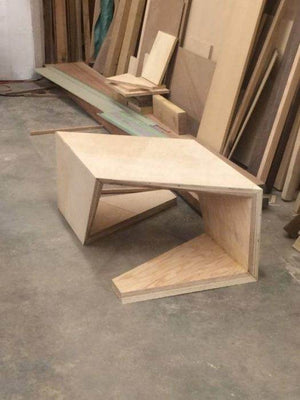 Thumbnail for Folded Berlinia Table by Gellhaus Woodworks