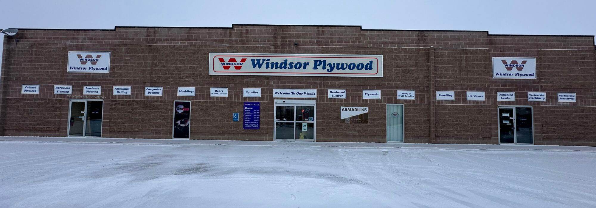 Windsor Plywood Lethbridge storefront