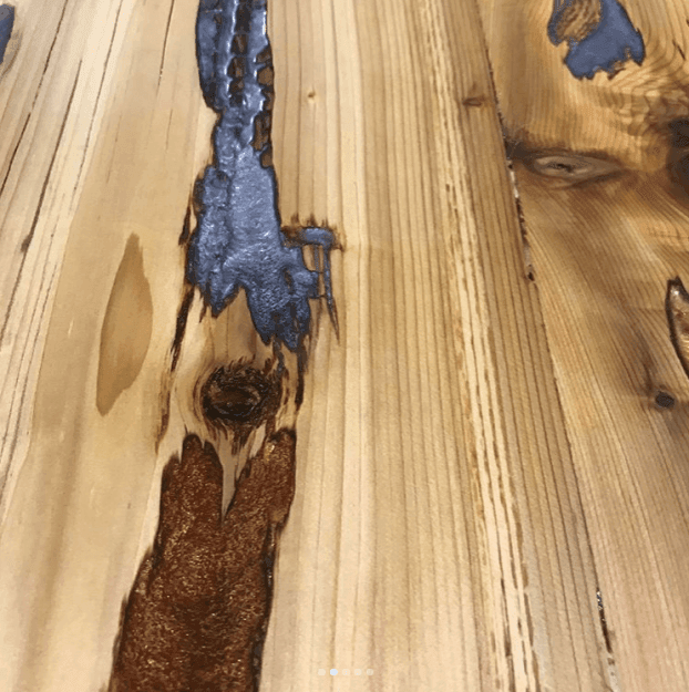 Main slide for Sherwood Park's Pecky Cedar Barn Door Project