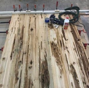 Thumbnail for Sherwood Park's Pecky Cedar Barn Door Project