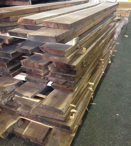 Walnut Live Edge Lumber