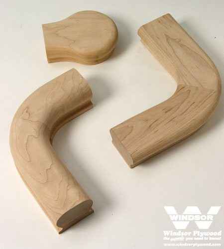Solid Wood Rail Parts and Fittings