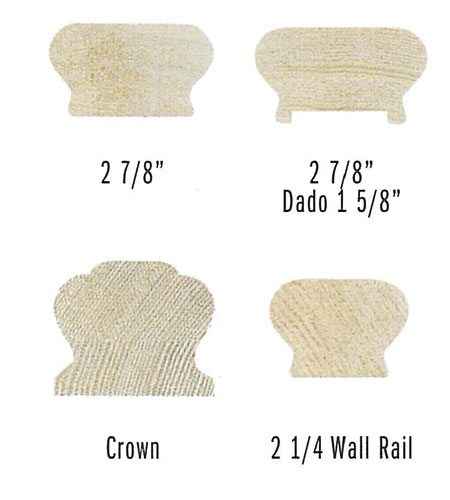 Solid Wood Rail Parts and Fittings