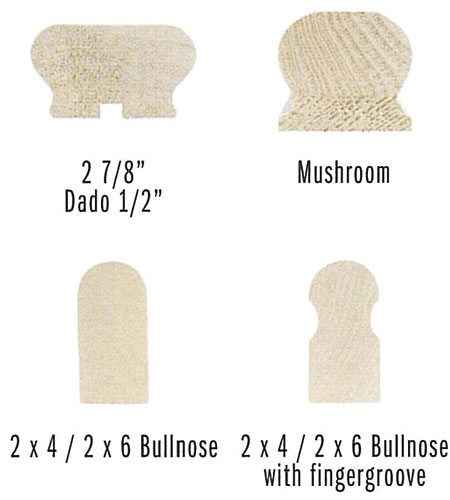Solid Wood Rail Parts and Fittings