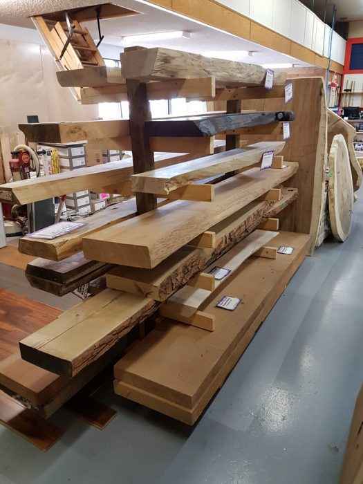 Maple Live Edge Lumber